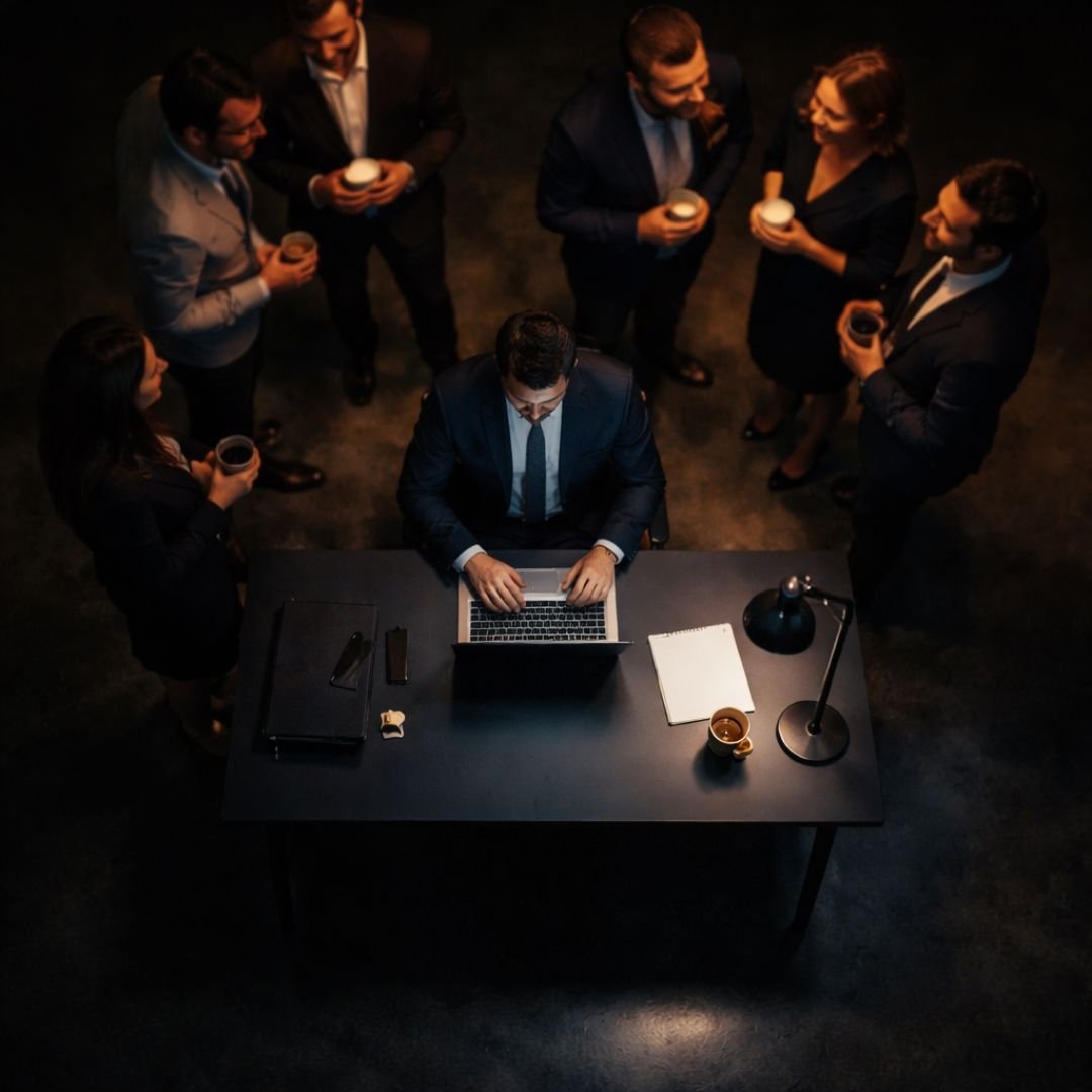 Profissional invisível no ambiente corporativo